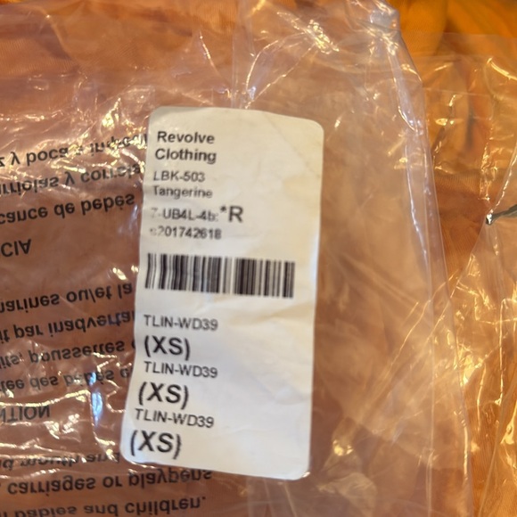 THE LINE BY K PASCAL DRESS TANGERINE - XS - Picture 7 of 7